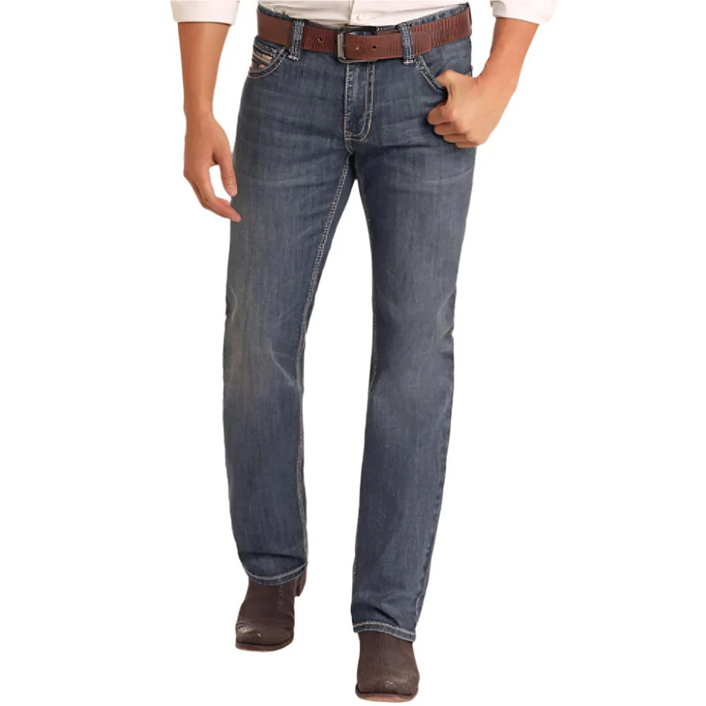 Rock & Roll Denim Men's Revolver Straight Boot Jeans - FINAL SALE - Image 3