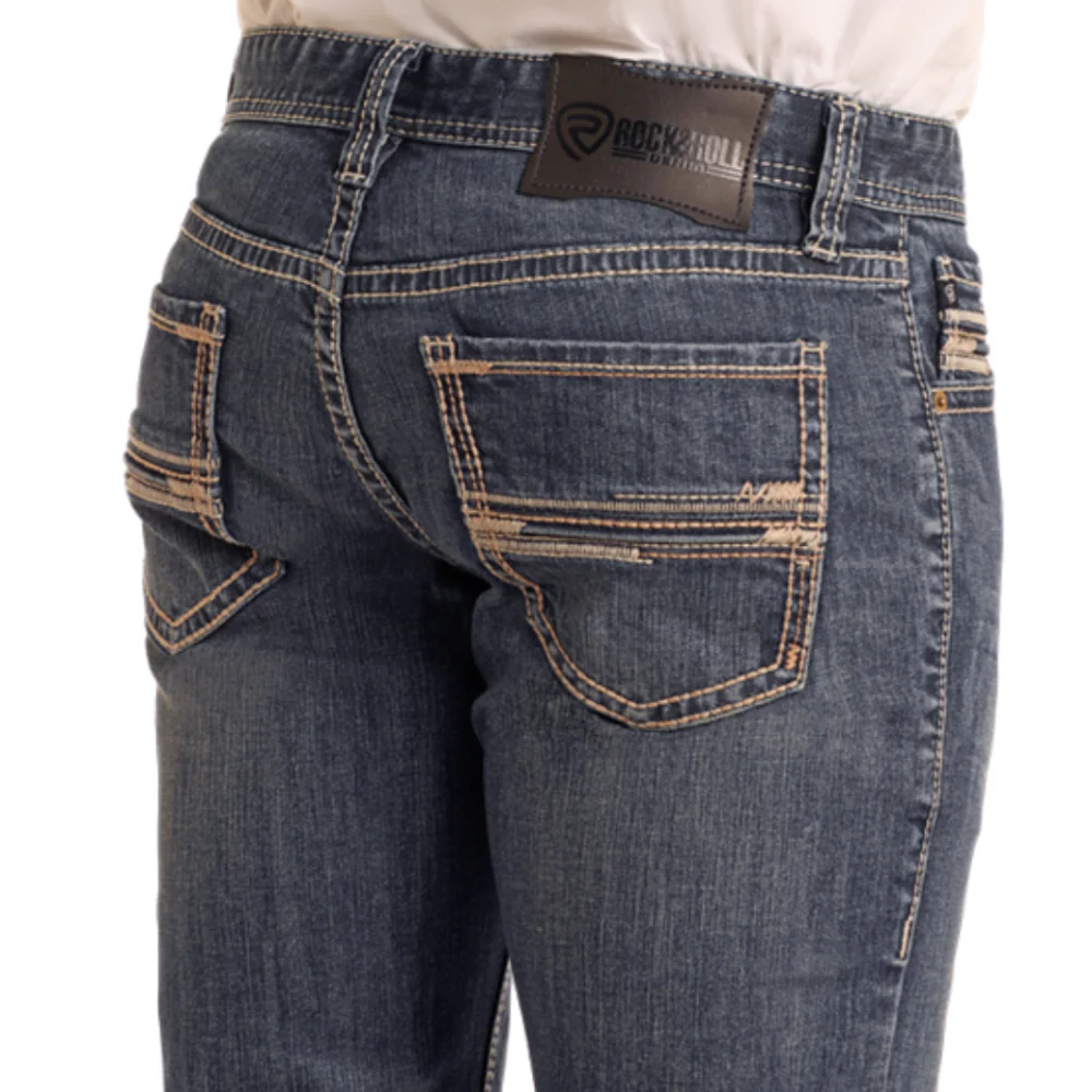 Rock & Roll Denim Men's Revolver Straight Boot Jeans - FINAL SALE - Image 4