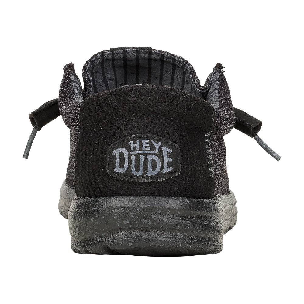 Hey Dude Wally Stretch Sox - Black/Black - Image 3