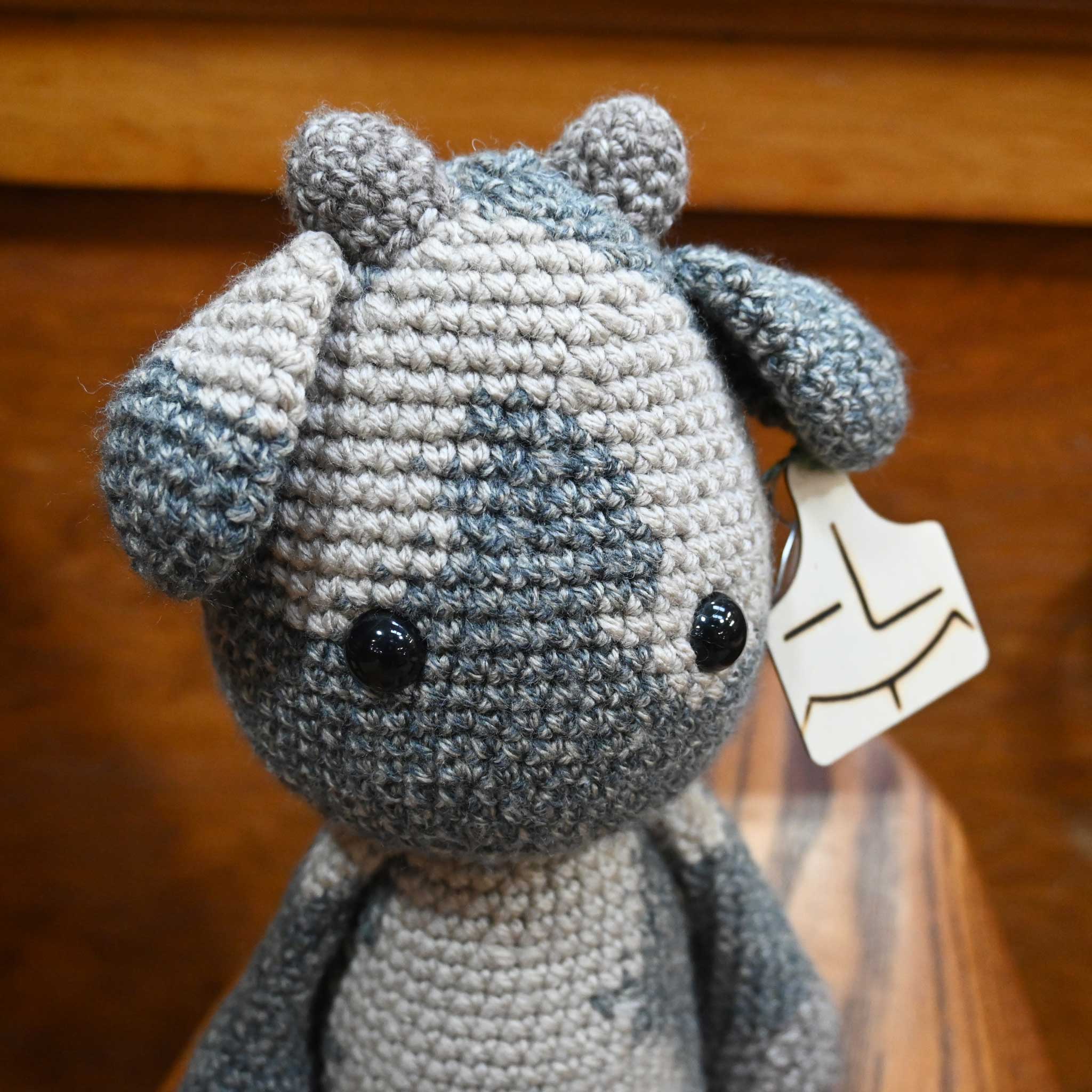 Mabel's Stable Stuffed Crochet Cow - Image 2