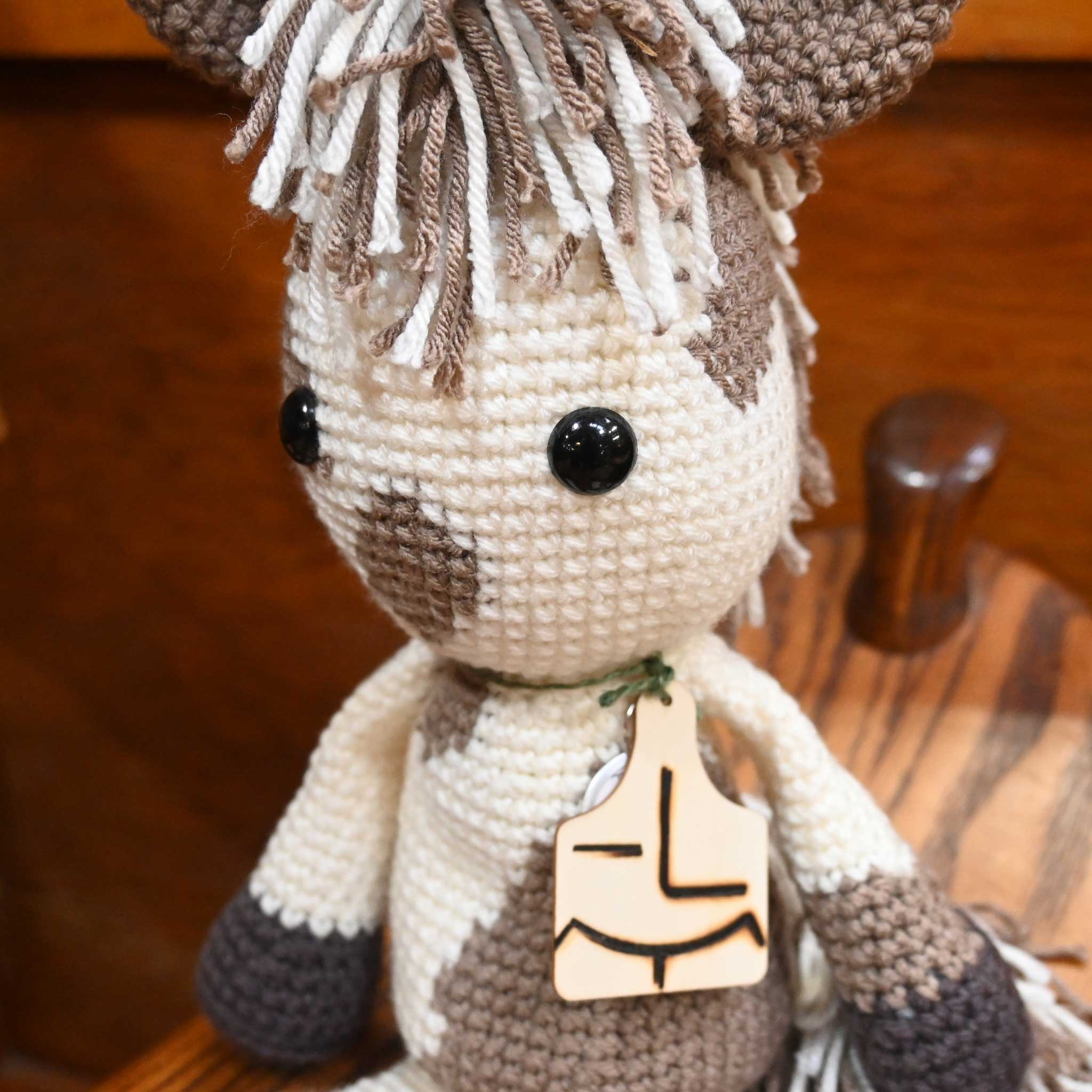 Mabel's Stable Stuffed Crochet Paint Horse - Image 2