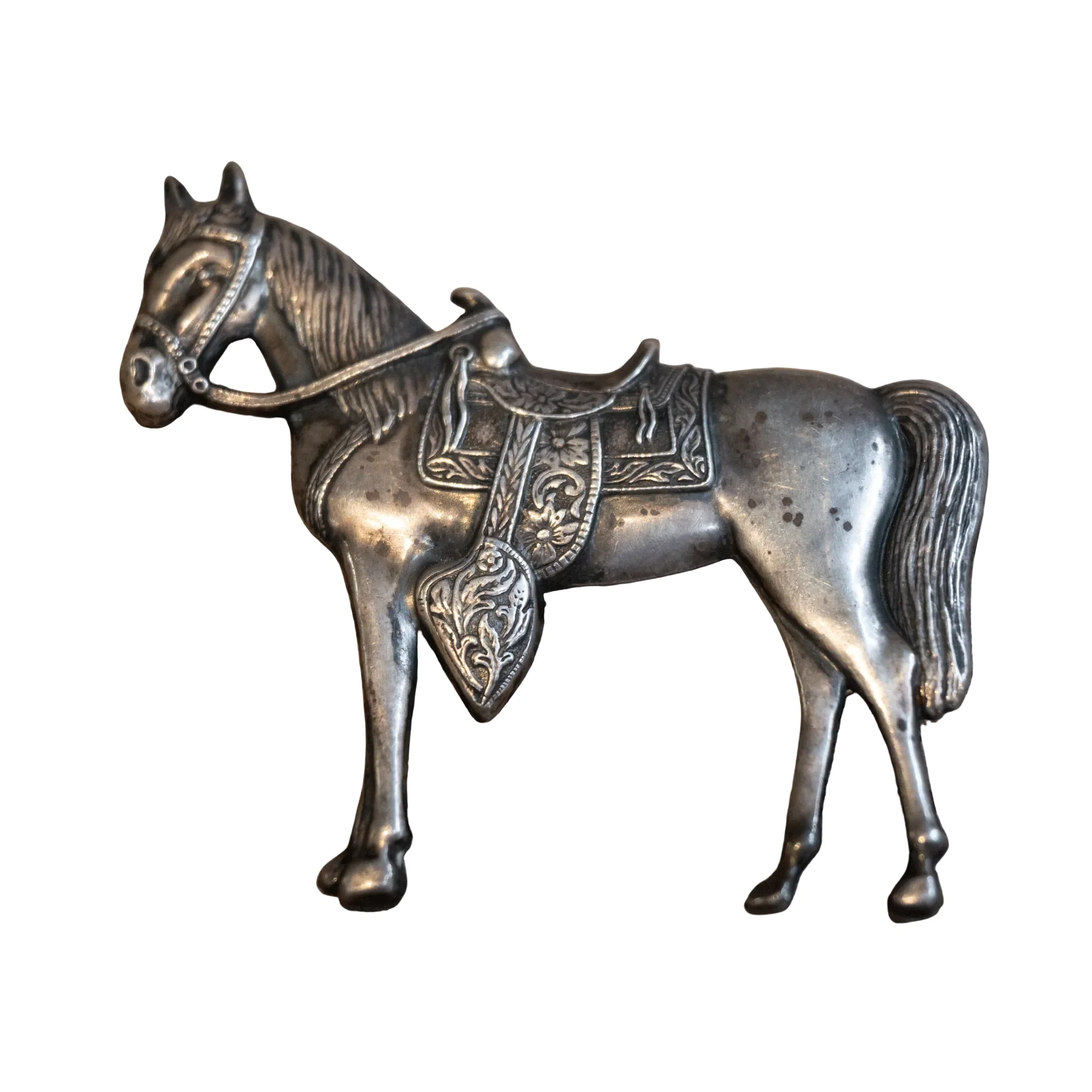 Maisels Sterling Silver Parade Horse Pin - Lapel