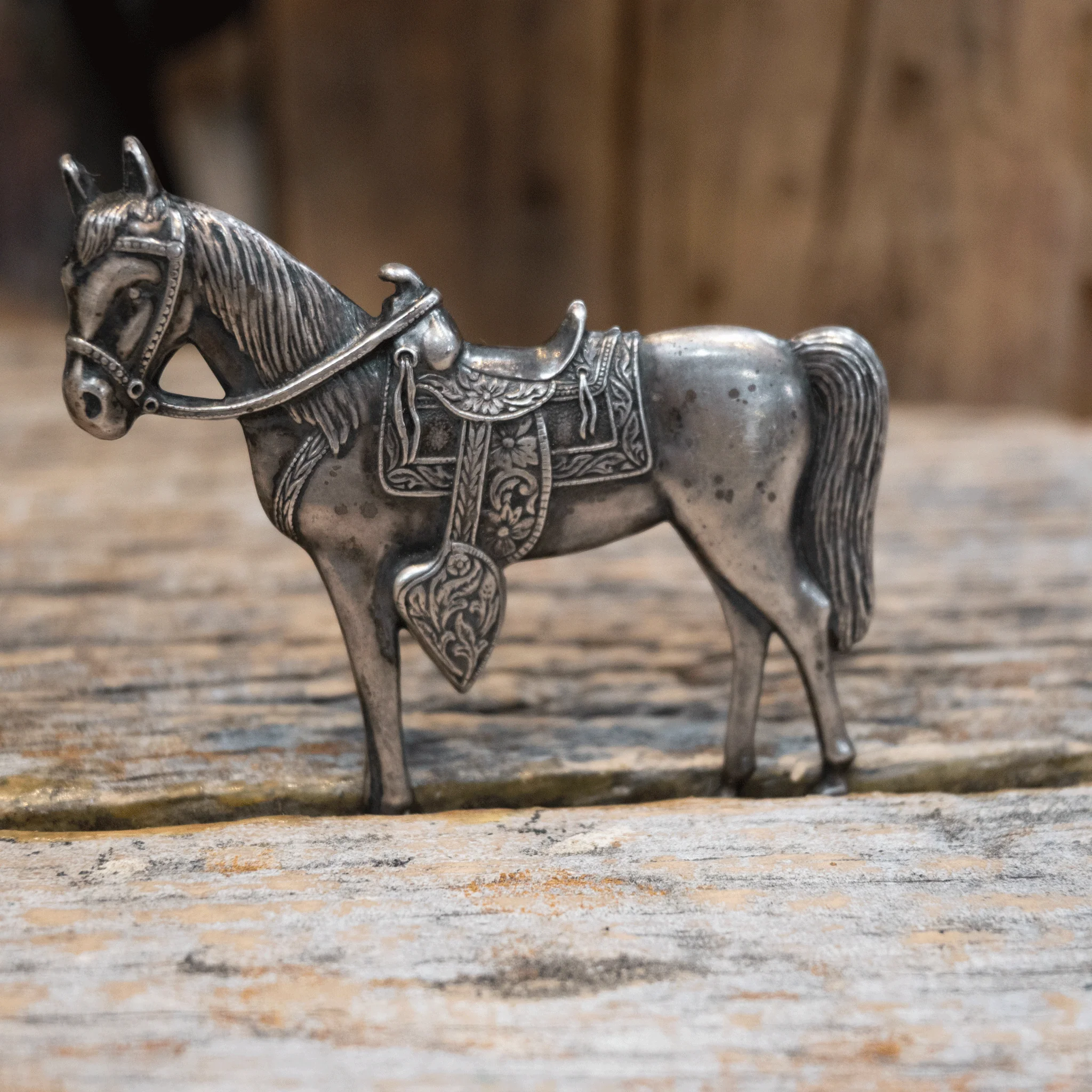 Maisels Sterling Silver Parade Horse Pin - Lapel - Image 2