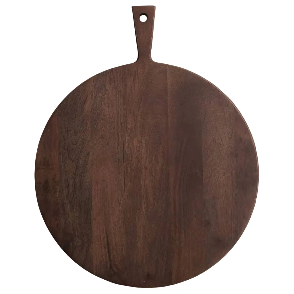 Round Mango Wood Cheese Cutting Board