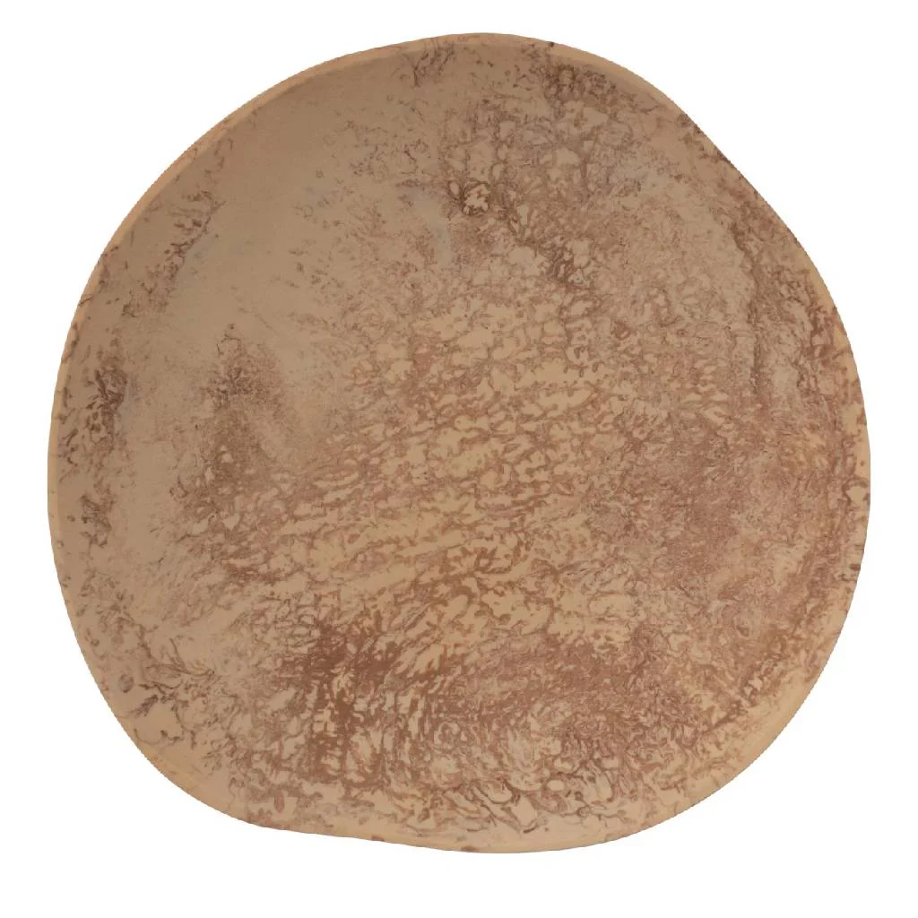 Marbled Brown Resin Bowl