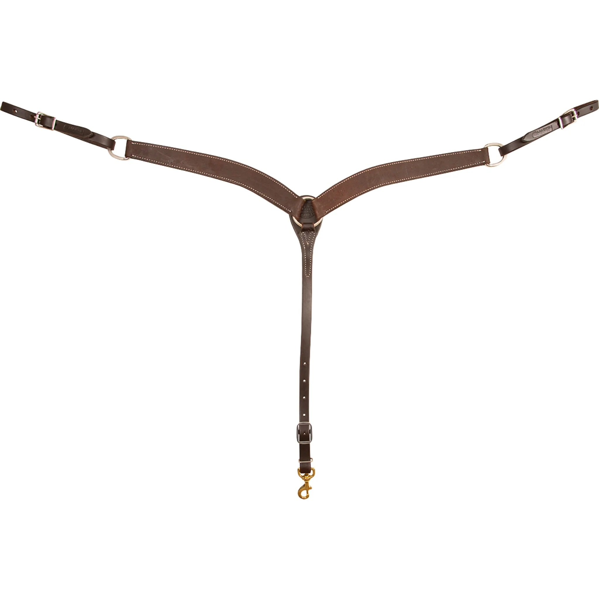 Martin Saddlery 1-3/4" Chocolate Roughout Breast Collar - Image 2
