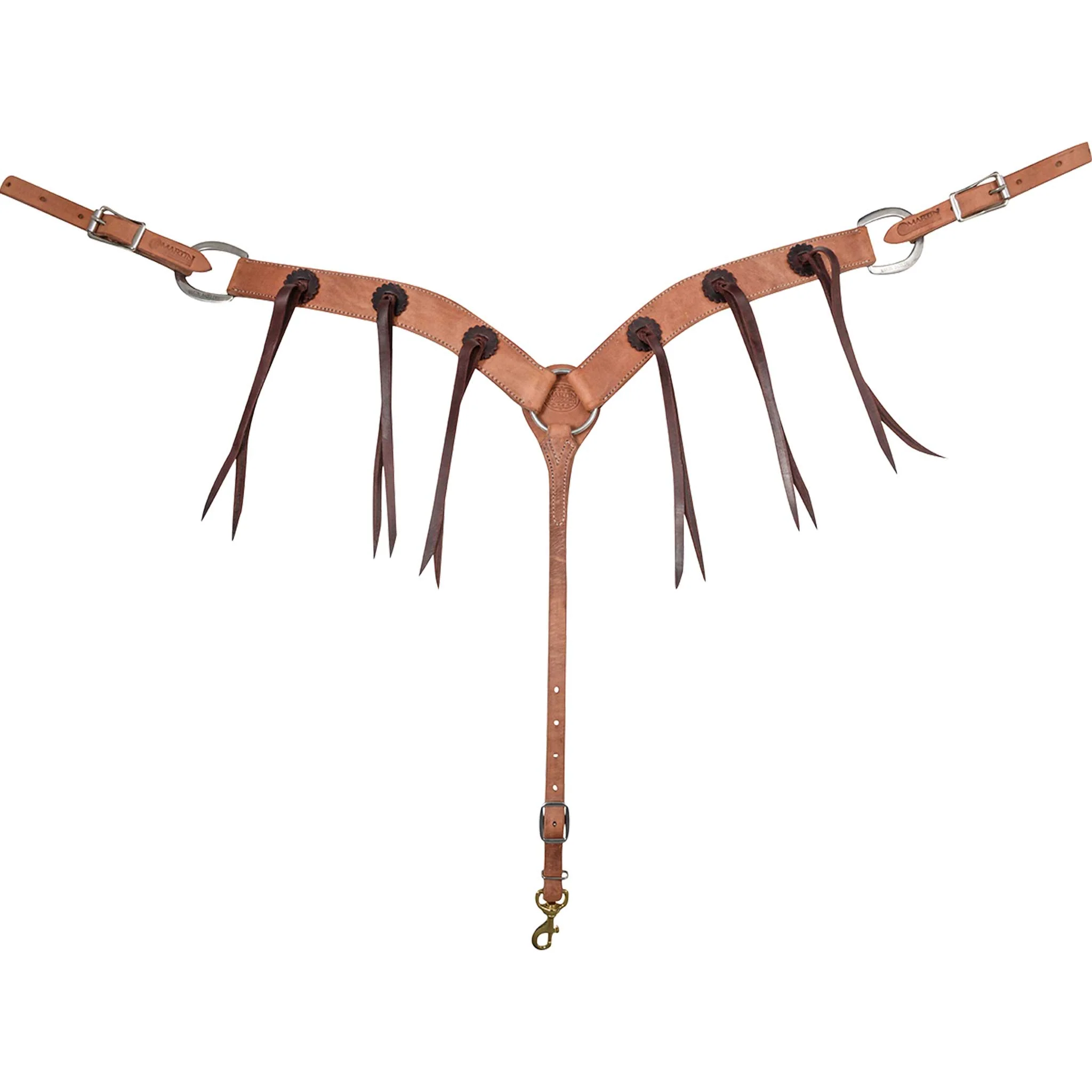 Martin Saddlery 2" Harness Breastcollar w/Strings - Image 2