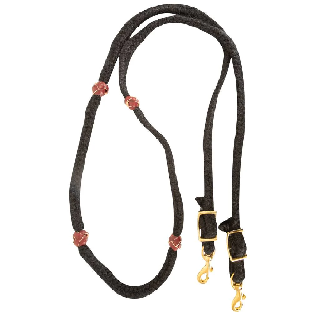 Martin Saddlery Blended Mohair Barrel Rein - Image 2