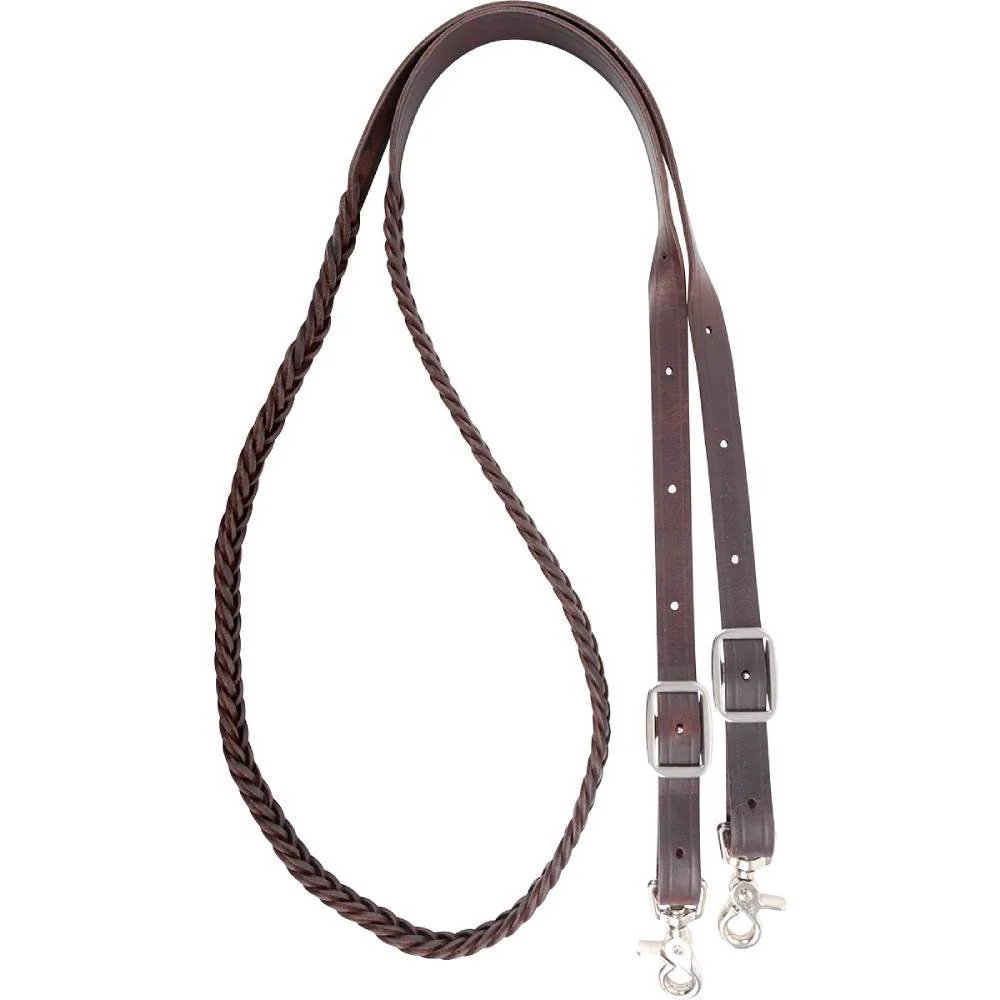 Martin Saddlery Braided Latigo Roping Reins - Image 2