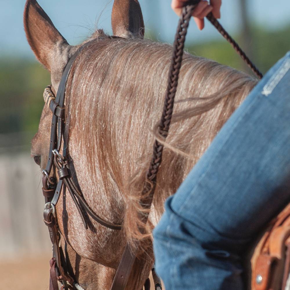 Martin Saddlery Braided Latigo Roping Reins - Image 3
