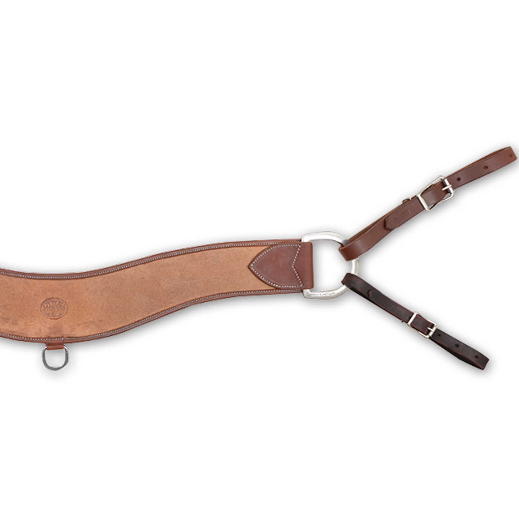 Martin Saddlery 4" Wrapped Roughout Breast Collar