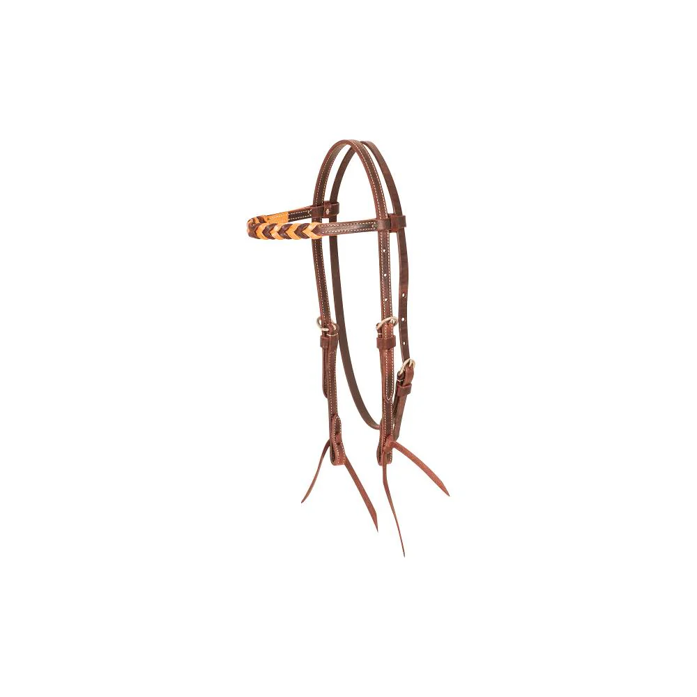 Martin Saddlery Blood Knot Browband Headstall - Image 2