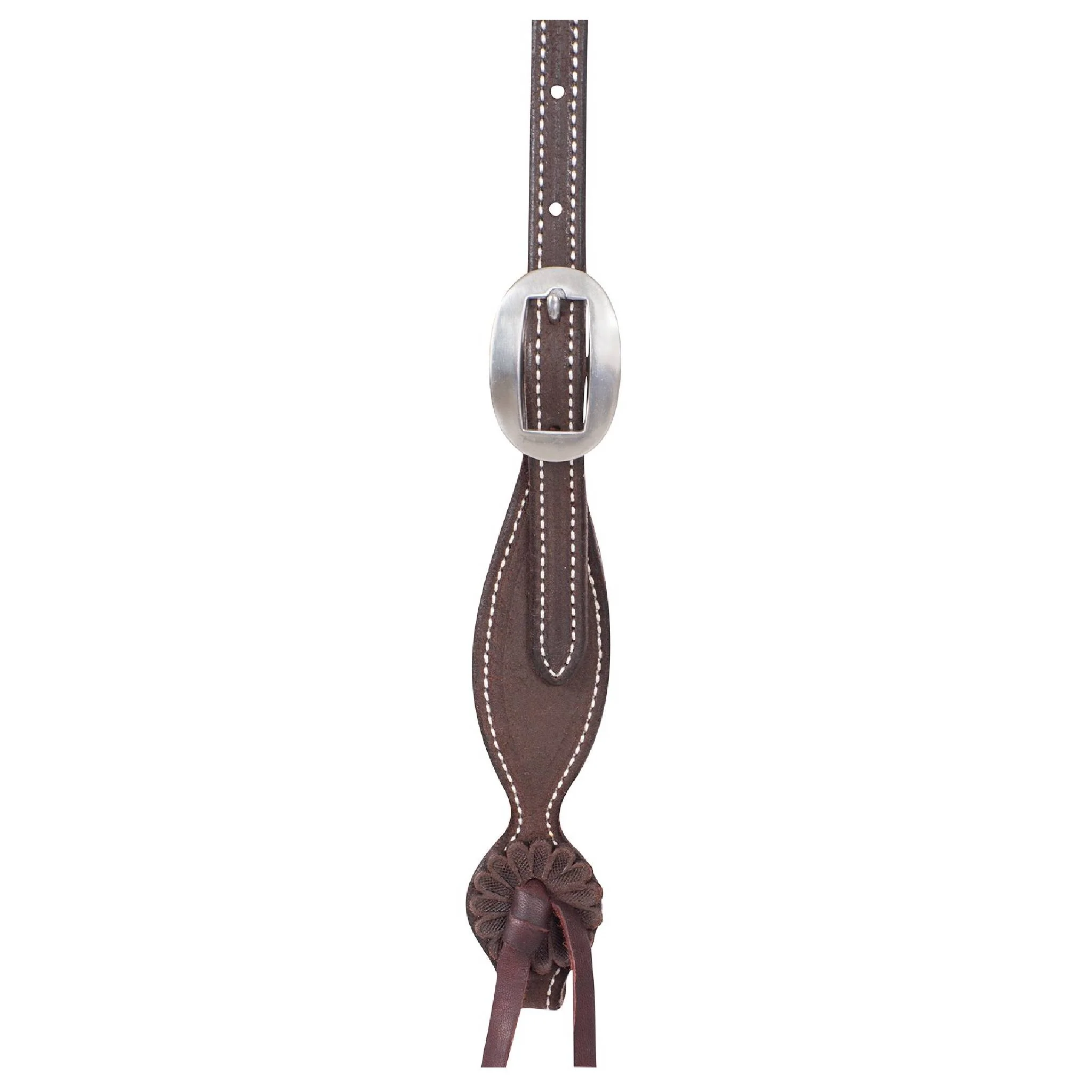 Martin Saddlery One Ear Headstall w/Chocolate Rosettes - Image 2
