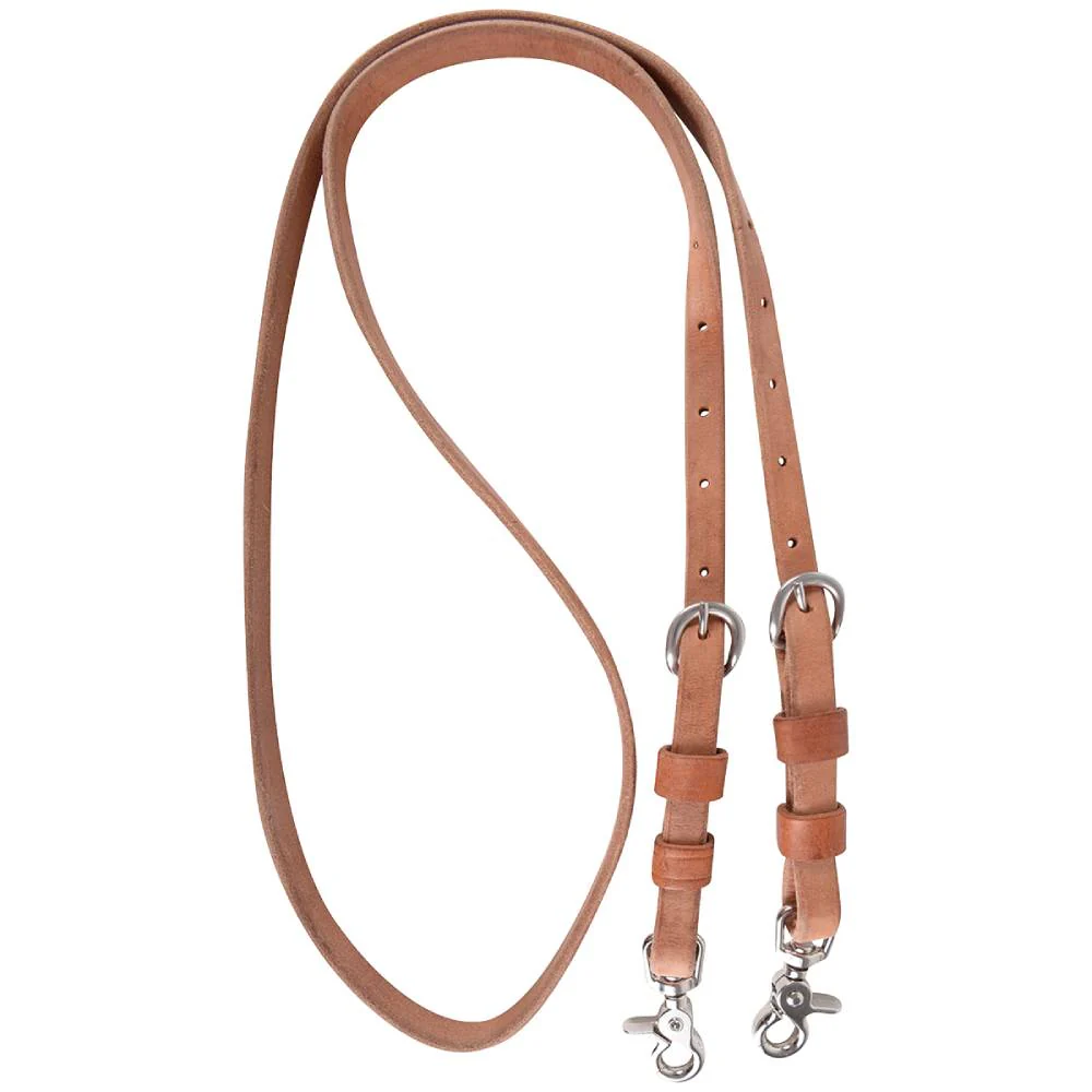 Martin Saddlery Double Buckle Harness Leather Roping Rein