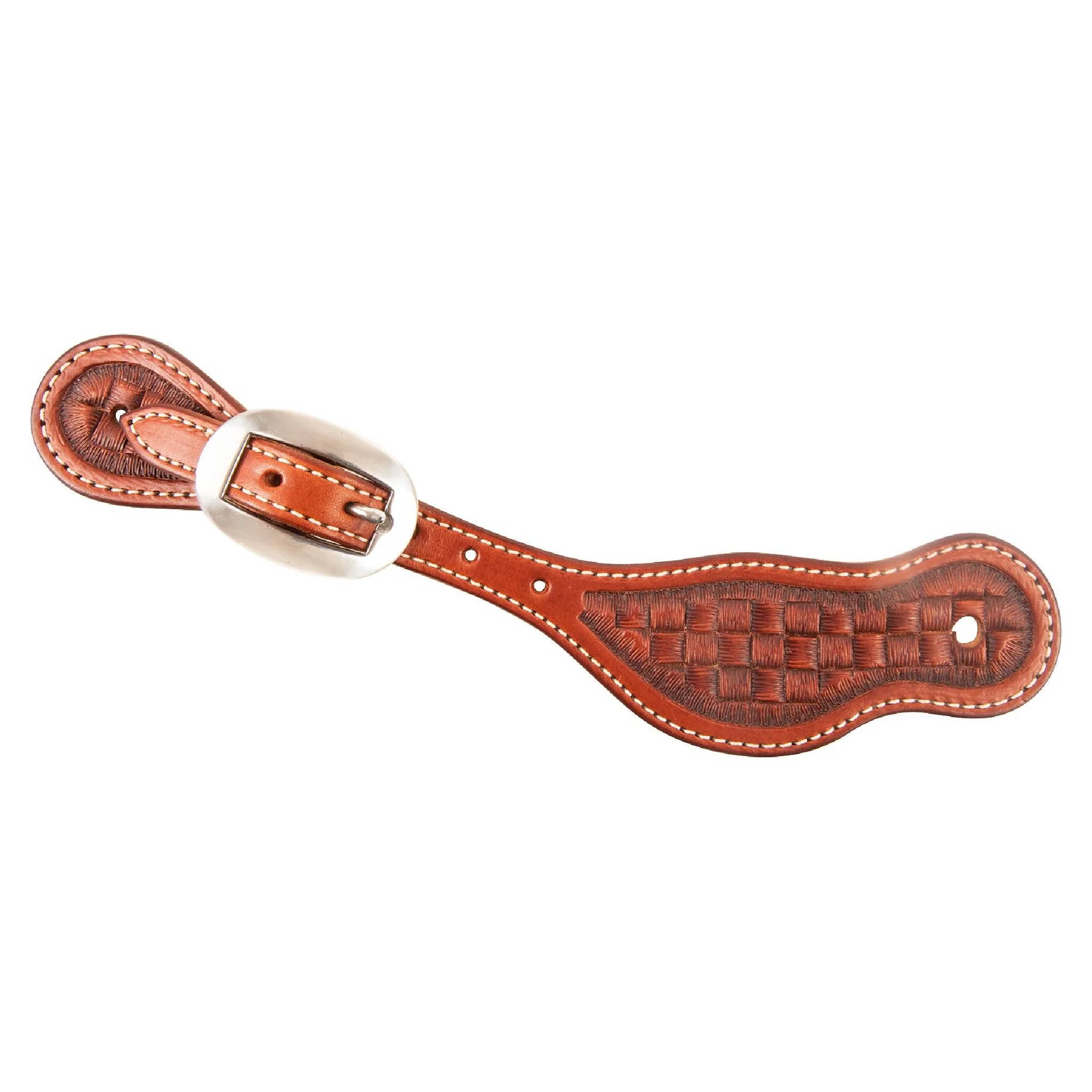 Martin Saddlery Chestnut Alpine Spur Straps - Image 2