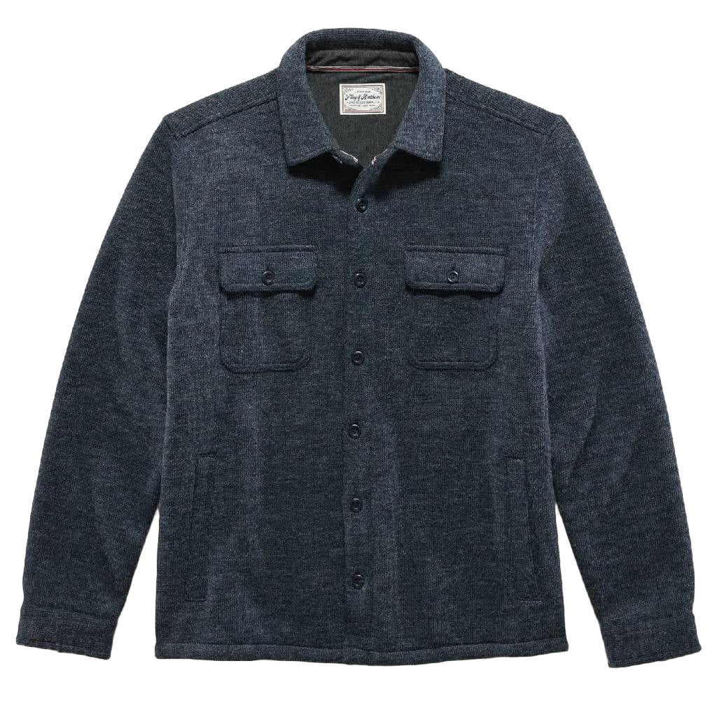 Flag & Anthem Men's Mason Fleece Lined Knit Shirt Jacket - FINAL SALE