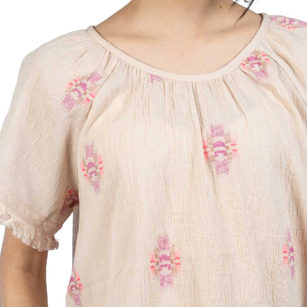Dylan Maya Raglan Natural Top - Image 3
