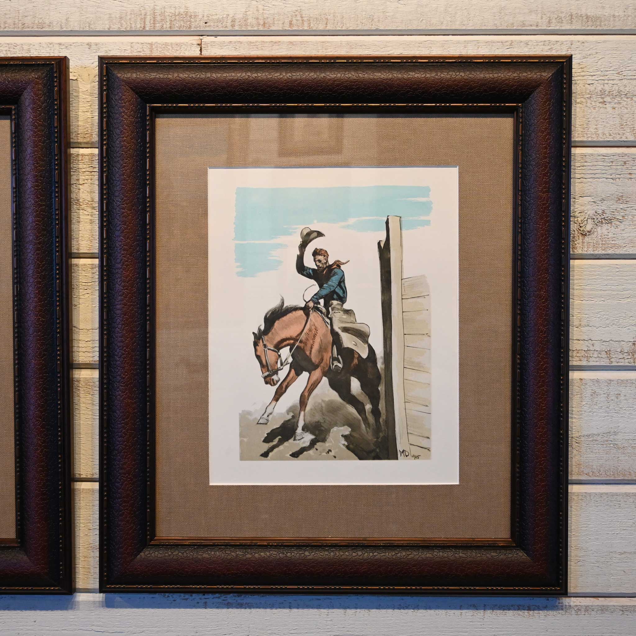 Maynard Dixon Set of 2 Framed Lithographs - Image 3