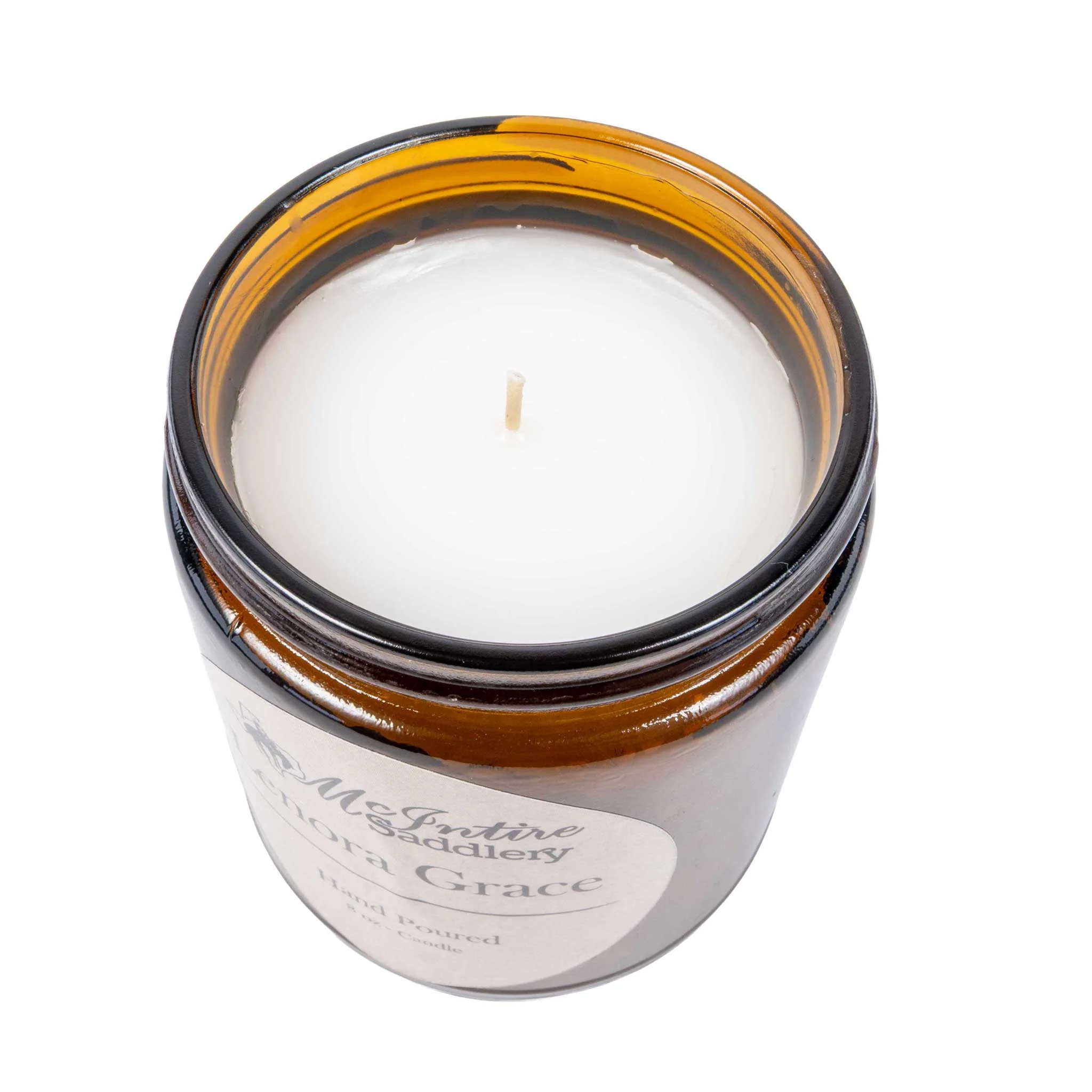McIntire Saddlery 8 oz Candle - Lenora Grace - Image 2