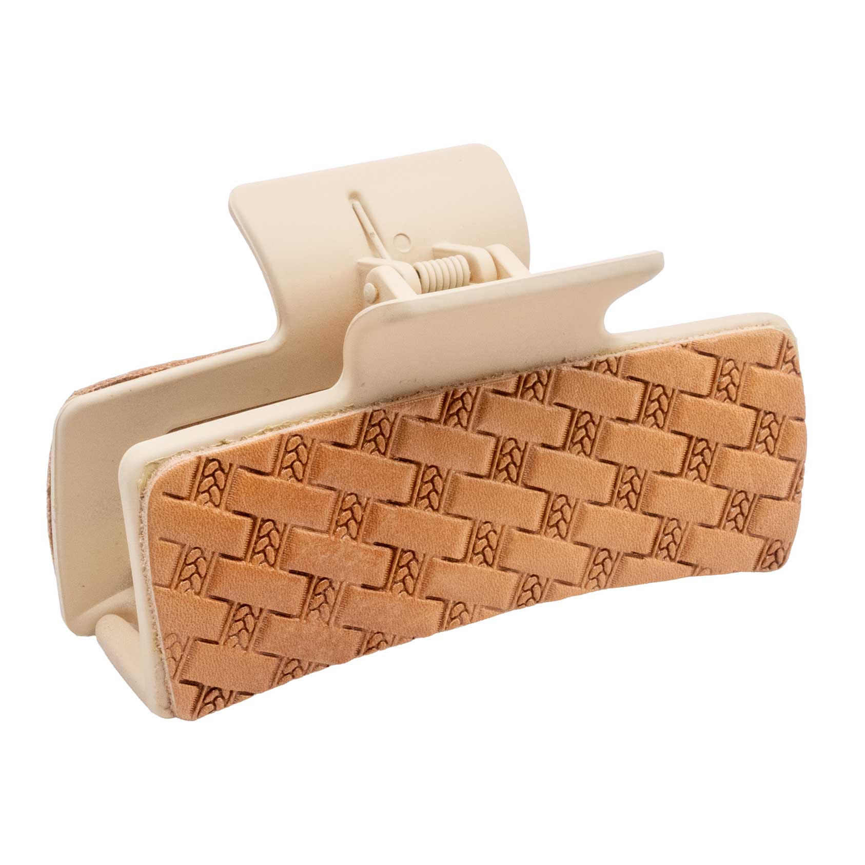 McIntire Saddlery Hair Clip - Basketweave