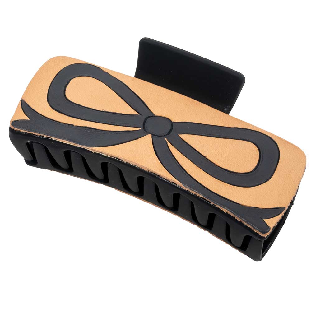 McIntire Saddlery Hair Clip - Black Bow