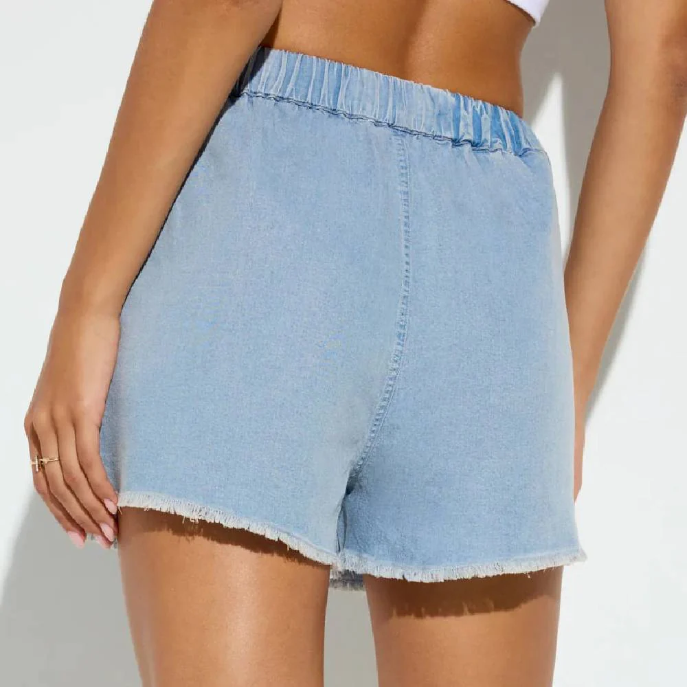Spiritual Gangster Meadow Chambray Short - Image 2