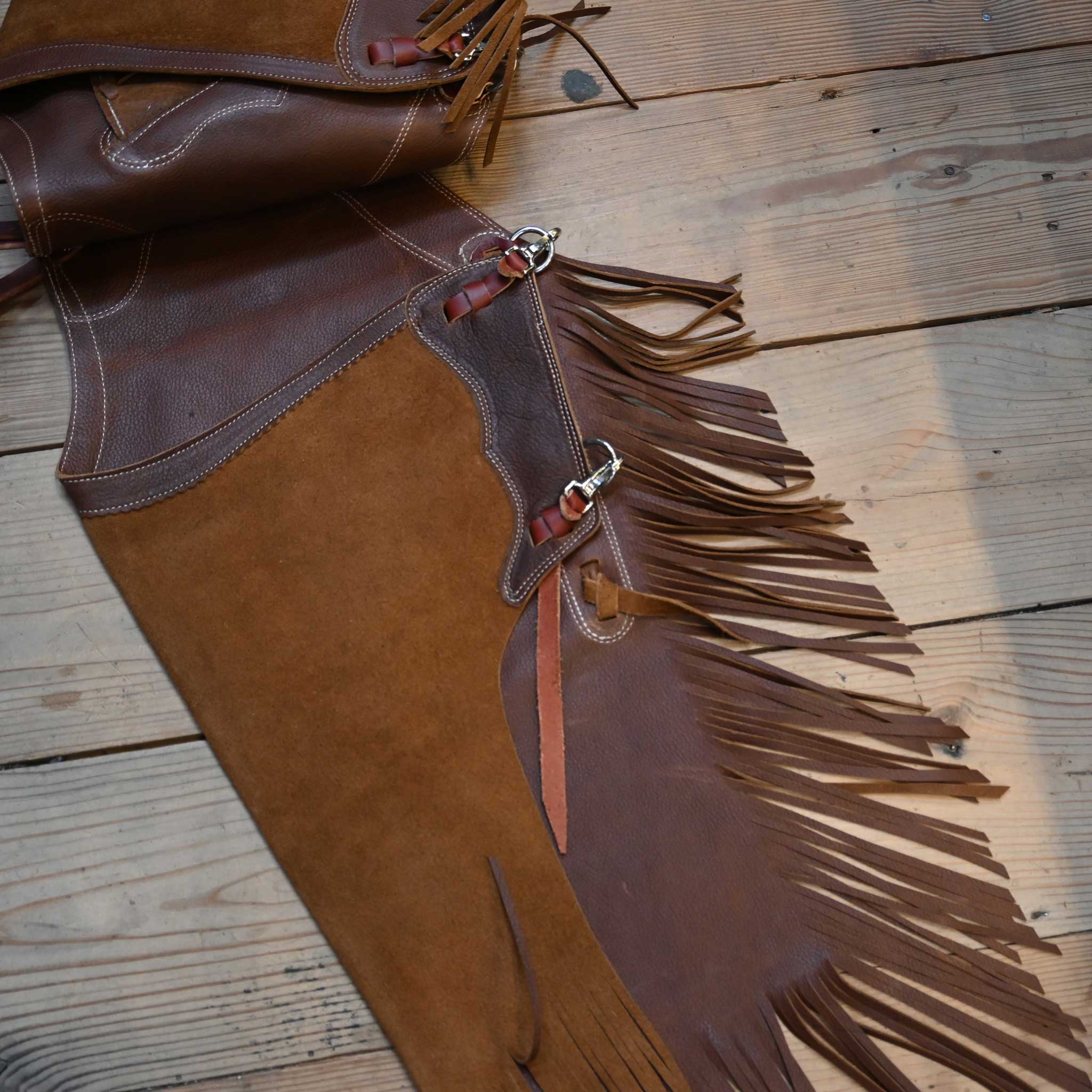 Medium Brown Rough-Out Chinks - Image 3