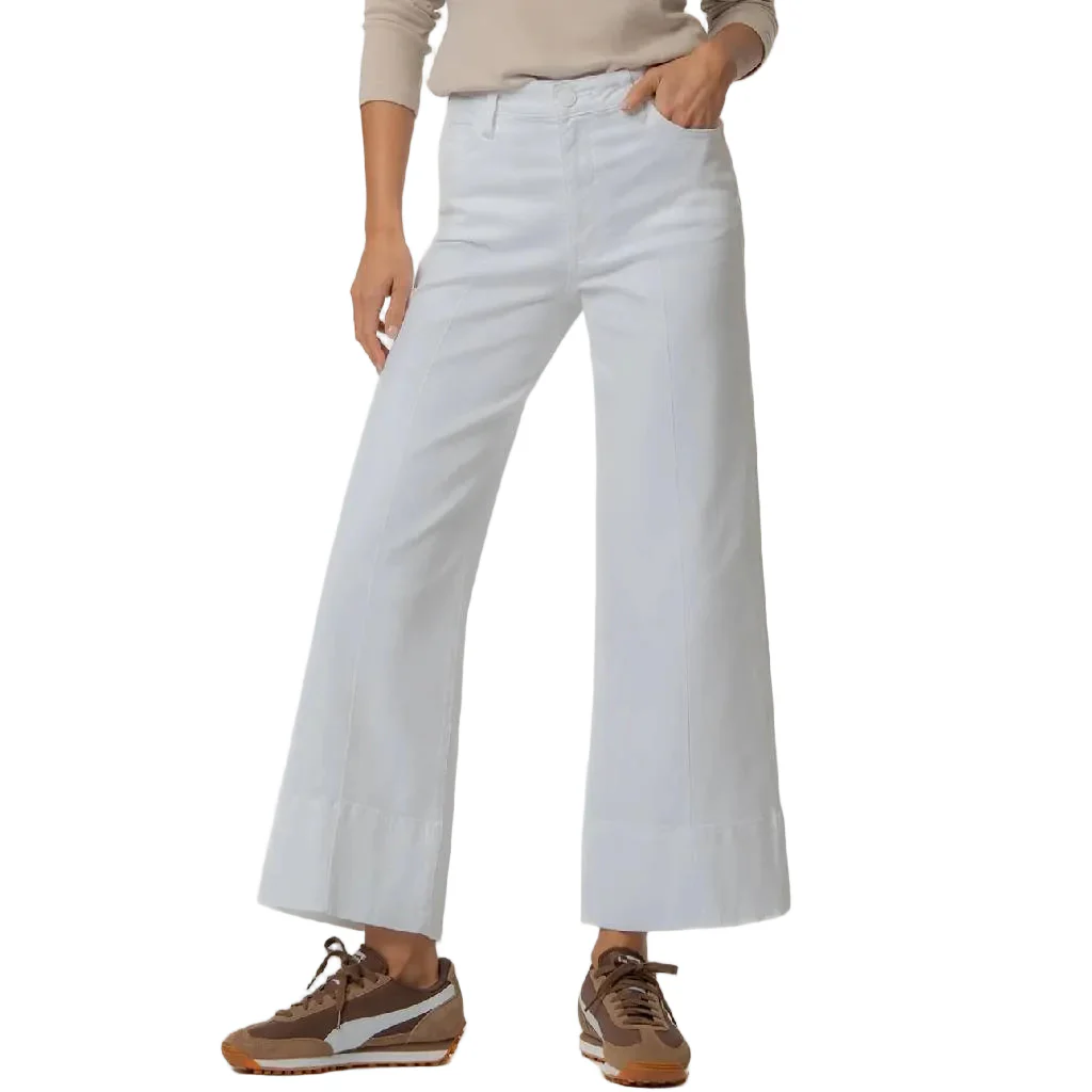 Kut Meg High Rise Pin Tuck Wide Leg Jean