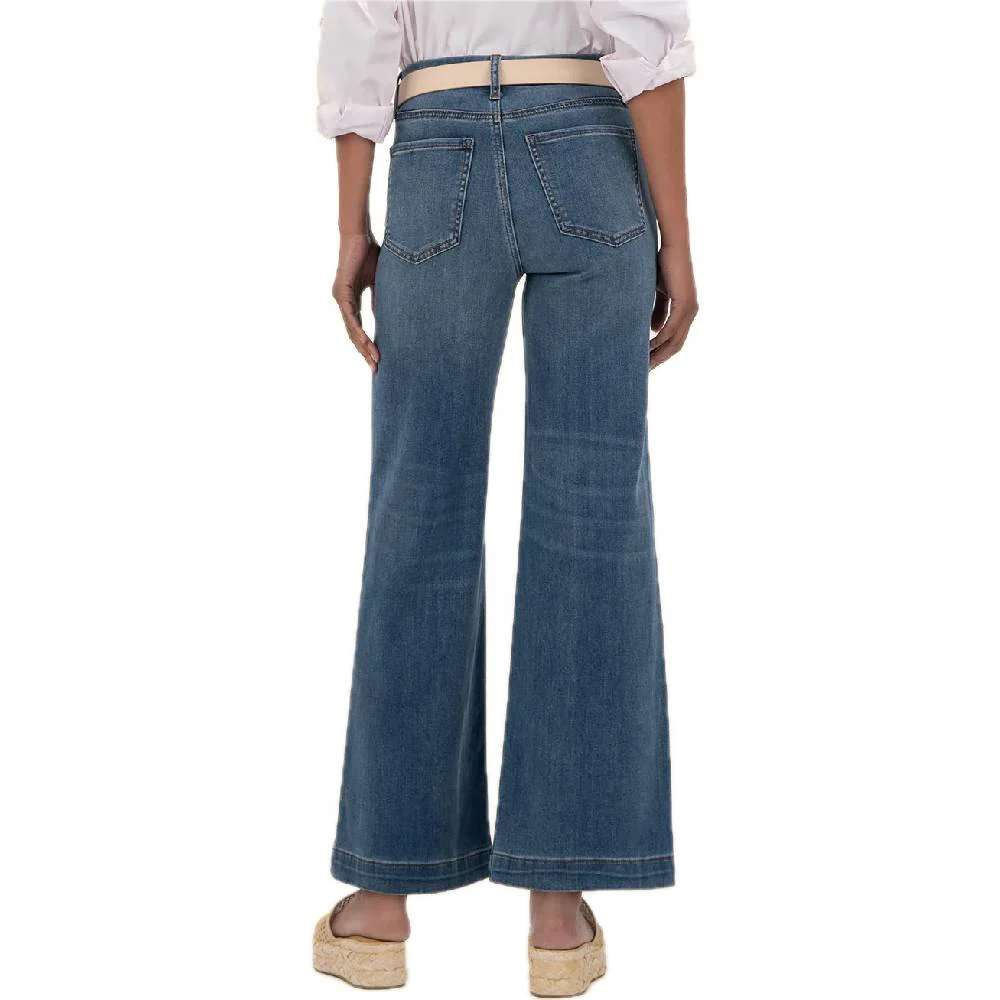 Kut Meg High Rise Wide Leg Patch Pockets Jean - FINAL SALE - Image 2