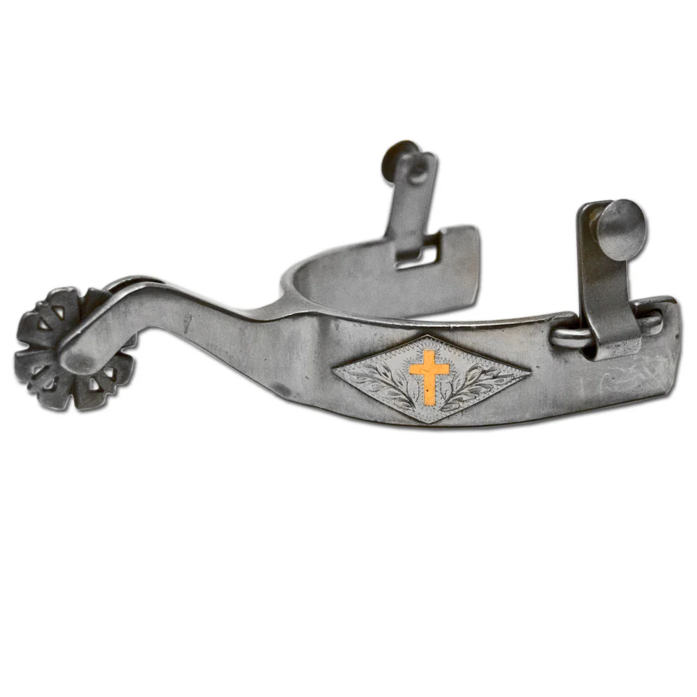 Metalab Mens Diamond Cross Spurs