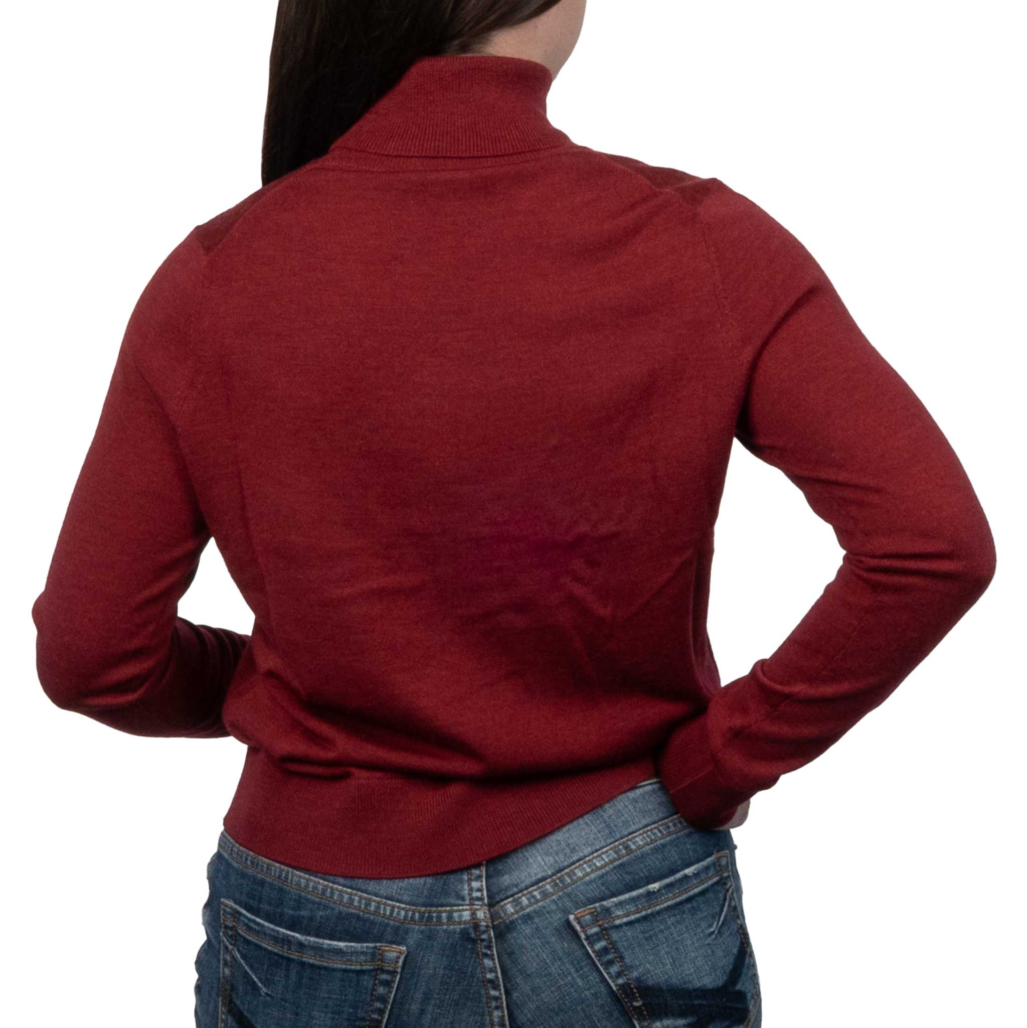 Pendleton Women's Merino Turtleneck - Red Dahlia - Image 2