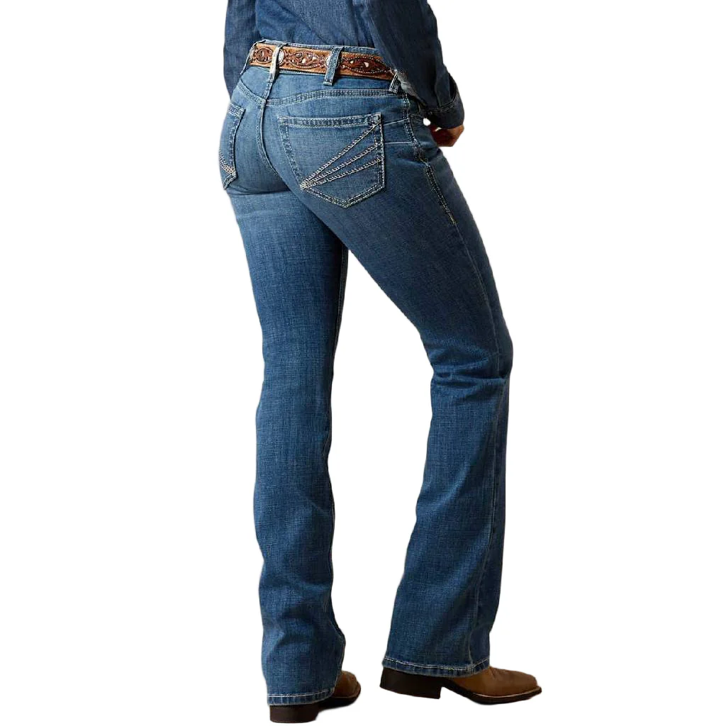 Ariat Women's Mid Rise Aisha Boot Cut Jean - Image 2