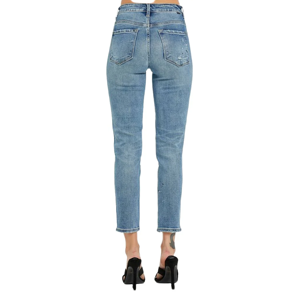 Risen Mid Rise Tapered Crop Jean - FINAL SALE - Image 3