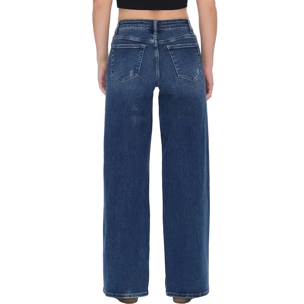 Bayeas Mid Rise Wide Leg Jean - FINAL SALE - Image 2