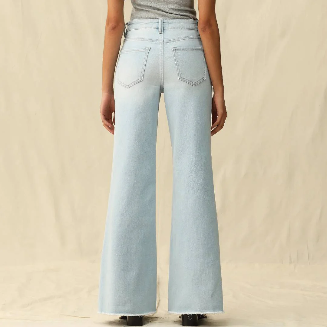Bayeas Mid Rise Wide Leg Jean - Image 2