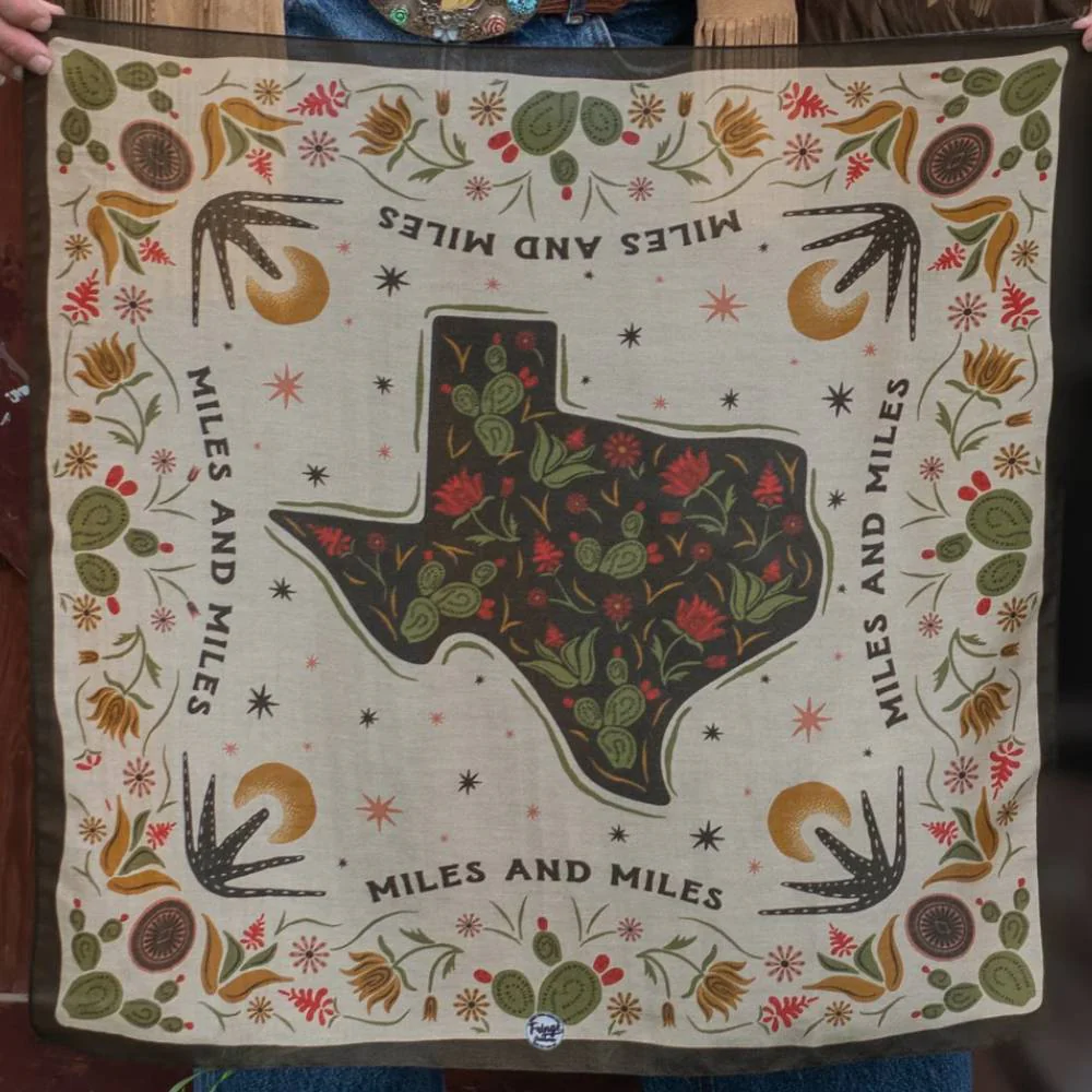 Fringe Scarves "Miles & Miles" Bandana
