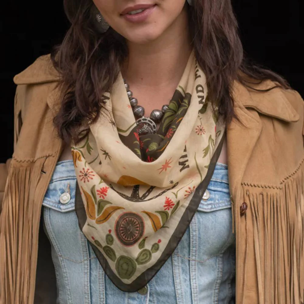 Fringe Scarves "Miles & Miles" Bandana - Image 2