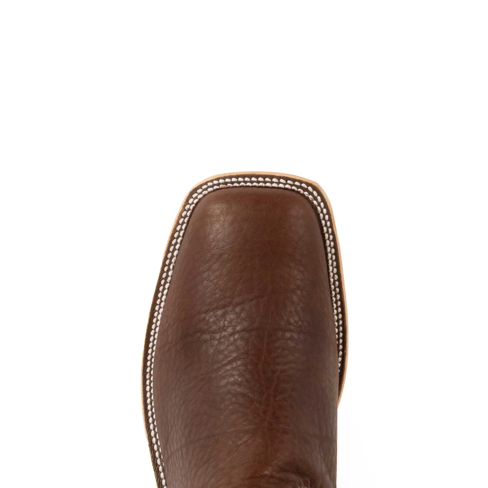 Anderson Bean Men's Milk Chocolate Bison Western Boot - Image 2
