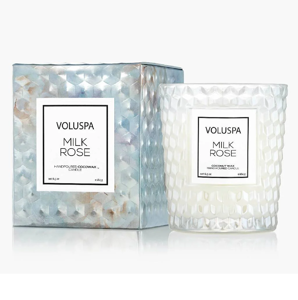Voluspa Milk Rose Classic Candle - Image 2