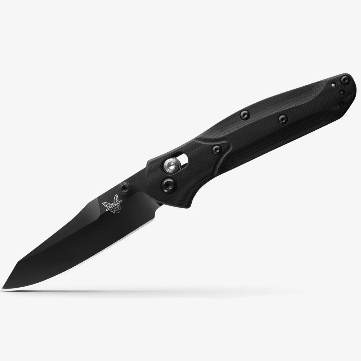 MINI OSBORNE BLACK & BLUE G10 Knife