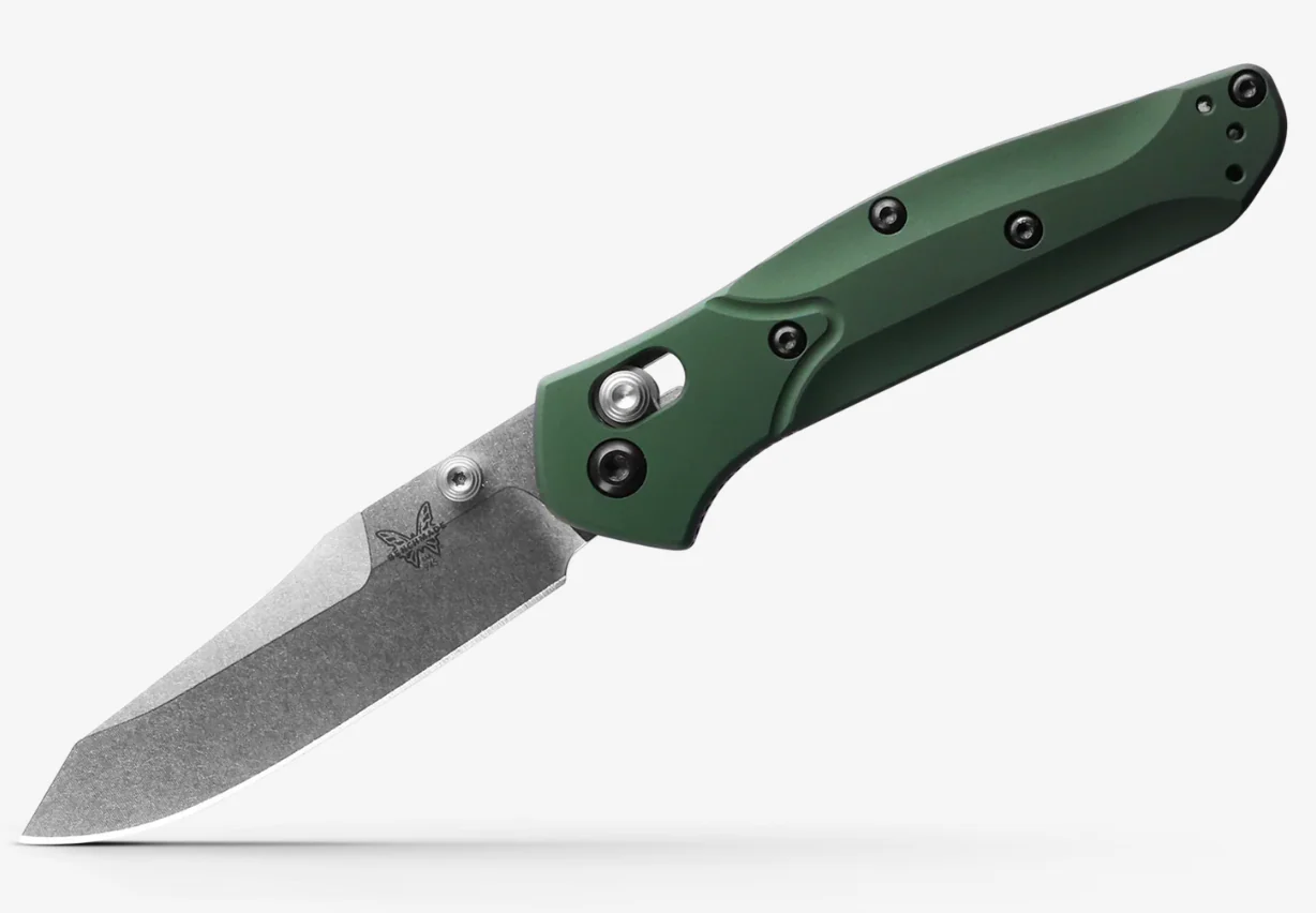 MINI OSBORNE GREEN ALUMINUM Knife