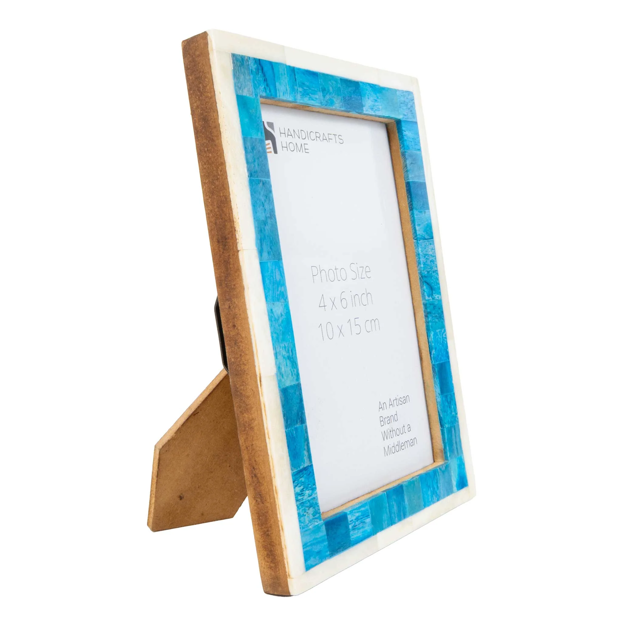 Mosaic Frame 4x6 - Turquoise/White - Image 2