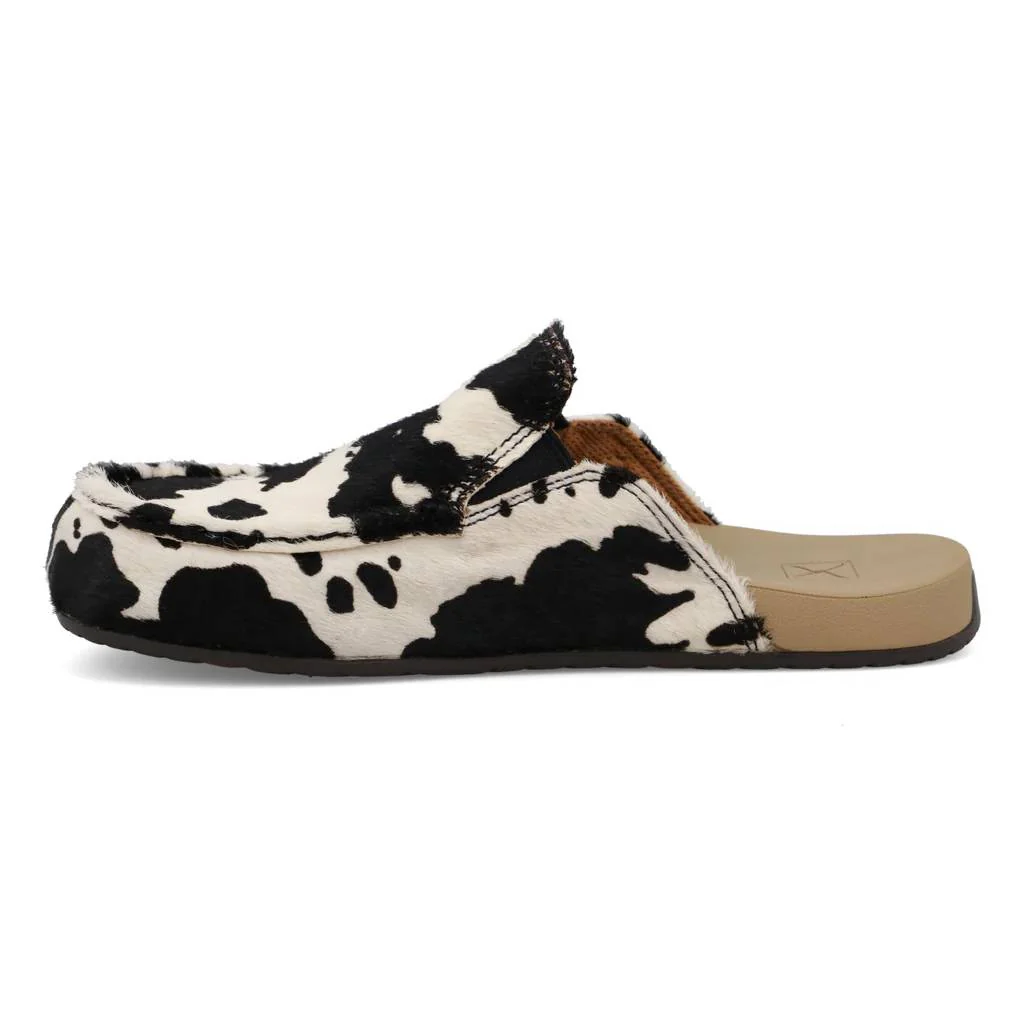 Twisted X Women's Mule Black Cowhide Shoe - Image 2