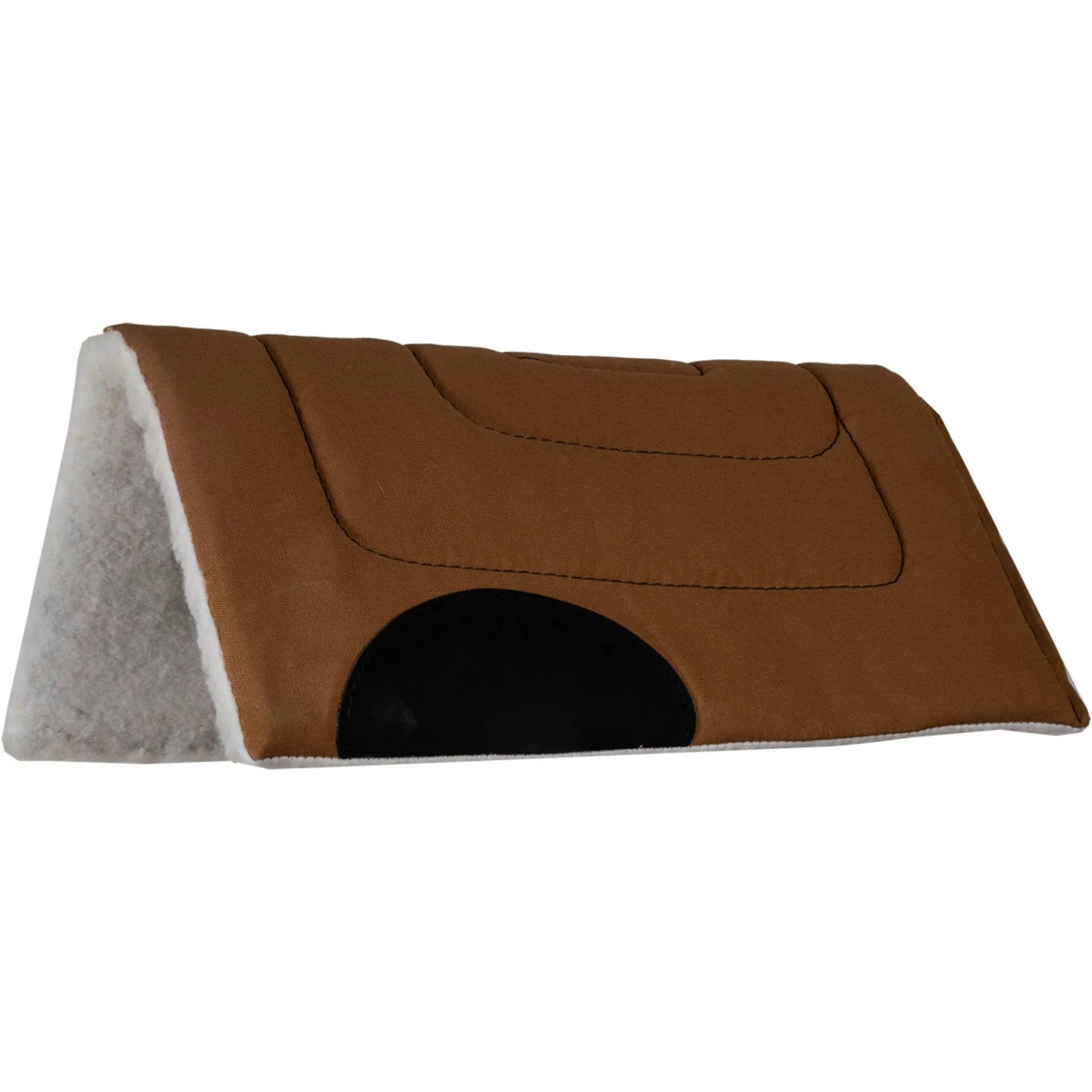 Mustang Canvas Pony Saddle Pad w/Fleece Bottom - Image 2