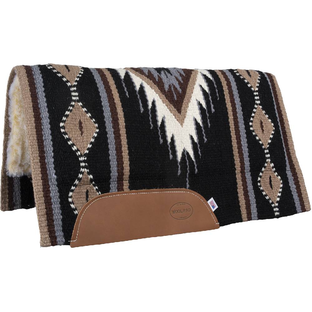 Mustang Del Rio Saddle Pad with Fleece Bottom