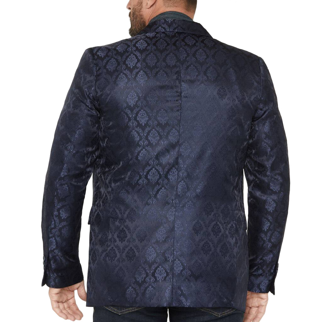 Rock & Roll Denim Men's Navy Paisley Sport Coat - Image 2