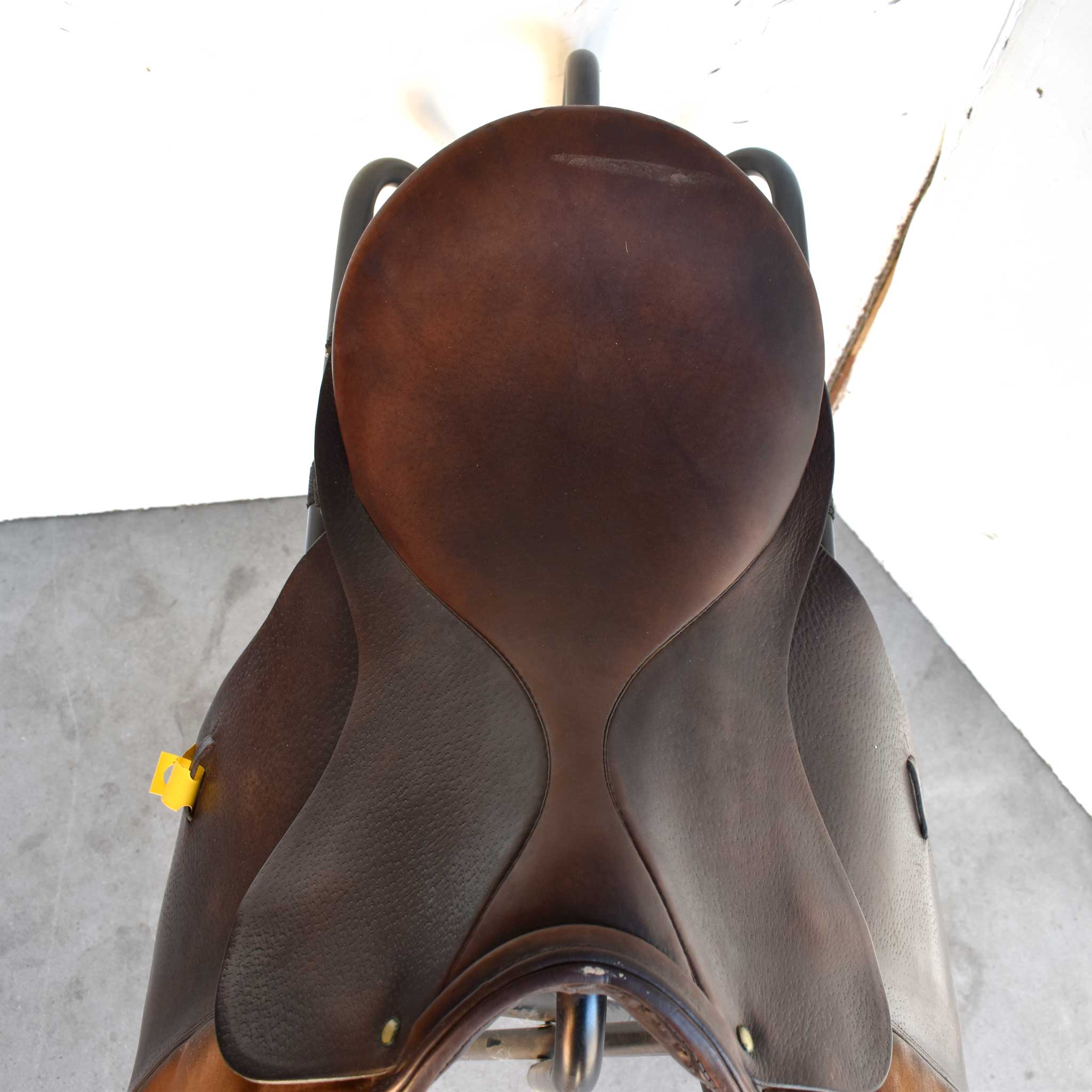 Used 15" English Tex Tan Rider Saddle - Image 8