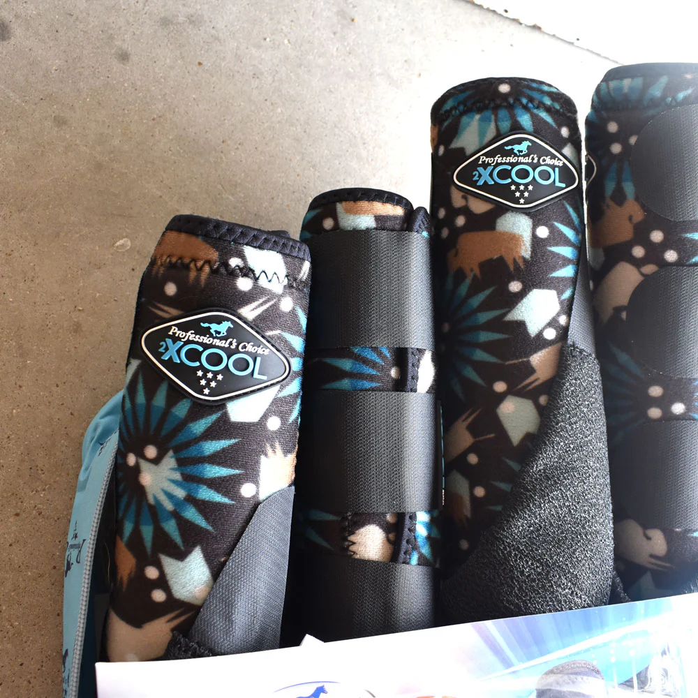 NEW Professional Choice 2xCool Sports Medicine Boots 4 Pack Bison Print - Image 3