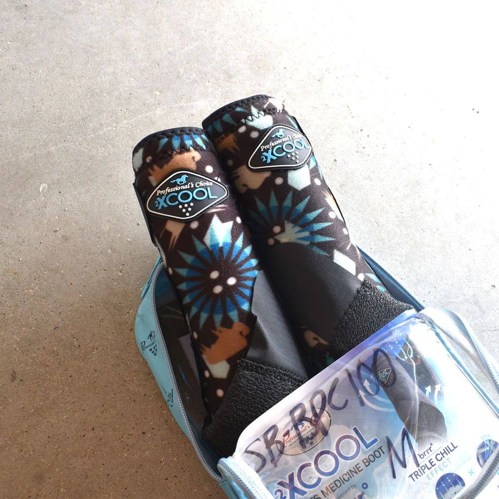 NEW Professional Choice 2xCool Sports Medicine Boots 2 Pack Bison Print - Image 2
