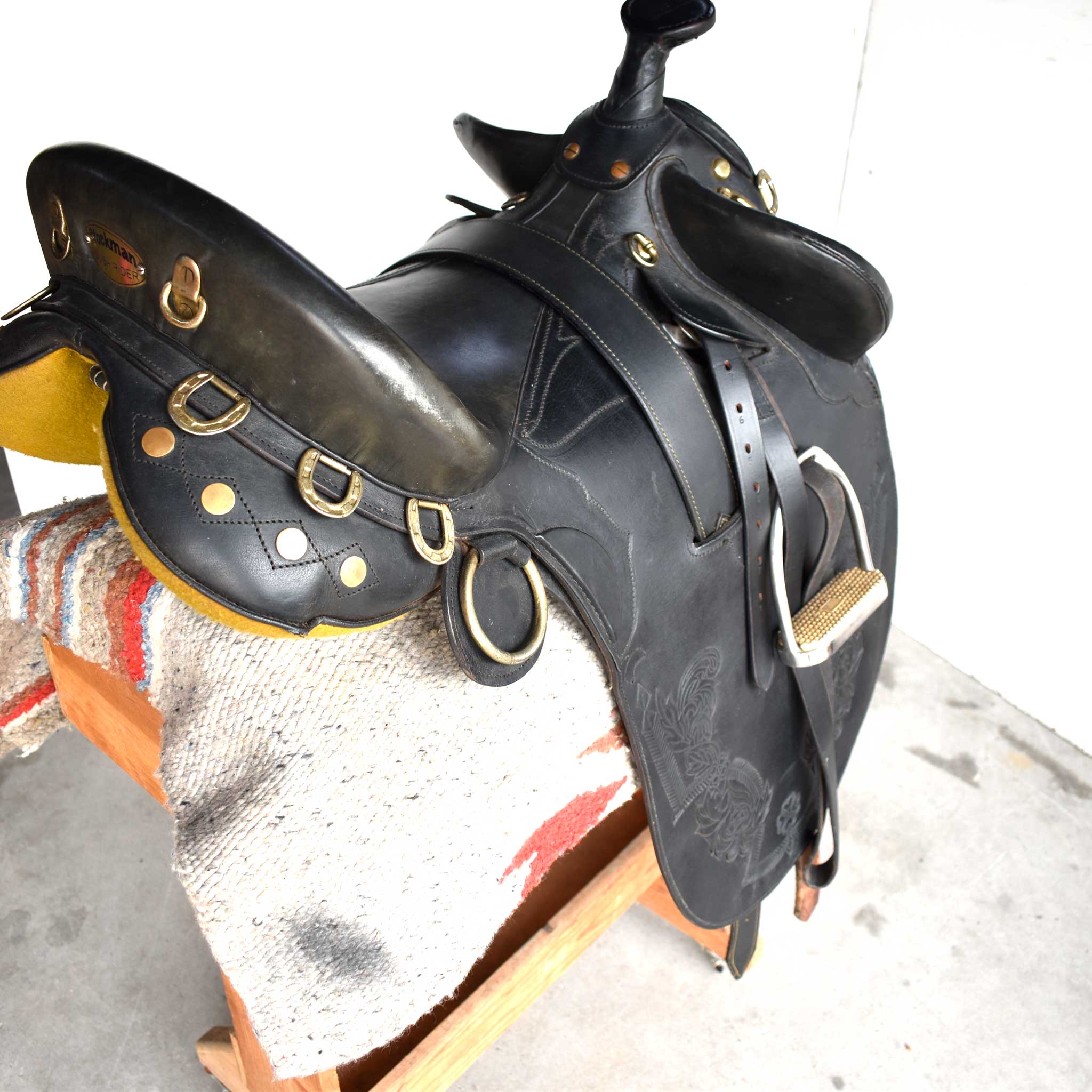 Used 15" Stockman Bush Rider Saddle - Image 10